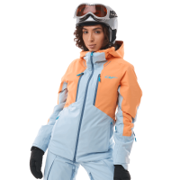 Dragonfly Куртка горнолыжная утепленная Gravity Woman 2025 Mock Orange-Light Blue в Сочи