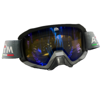 AIM PRO Очки снегоходные двойная линза 186-100 Black matt в Сочи