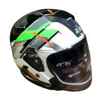 AiM Шлем JK526 Fluo-Green/White/Black в Сочи
