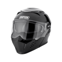 Simpson Шлем модуляр Darksome Gloss Black в Сочи