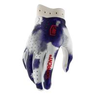 100% Мотоперчатки текстильные ITrack Blue/White 2026 в Сочи