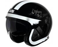IXS Мотошлем открытый iXS 880 2.2 черно-серебристый в Сочи