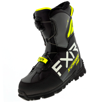 FXR Ботинки снегоходные X-Cross Pro BOA с утеплителем Black/Hi Vis в Сочи