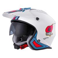 ONEAL Шлем открытый Volt MN1, глянец Белый/красный в Сочи