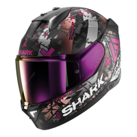 Shark Шлем Skwal i3 Hellcat Mat Black/Chrome/Violet в Сочи