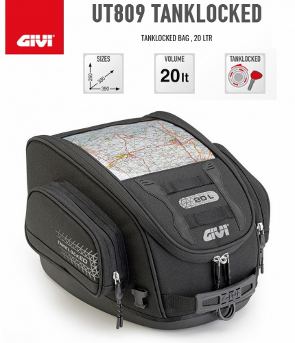 Givi Сумка на бак Tanklocked UT809 20л в Сочи