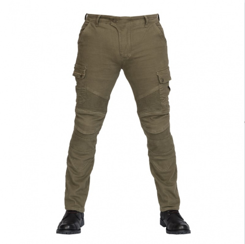 MadBull Мотобрюки Cargo JS Stretch Olive в Сочи