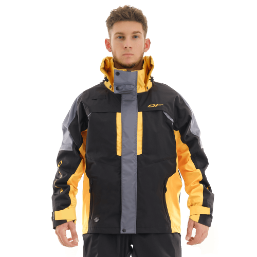 Dragonfly Куртка мембранная Quad Pro Black-yellow в Сочи