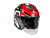 AiM Шлем открытый JK526 Red/Grey/Black в Сочи
