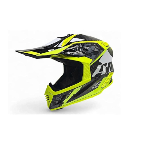 AiM Шлем RH855 Carbon Terrain Black/Yellow в Сочи