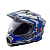 AIM Шлем кросс/эндуро JK802S Blue/Grey/Black в Сочи