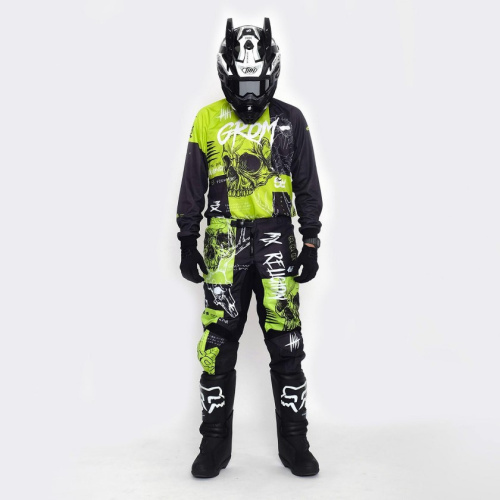 Grom Джерси MX Religion lime в Сочи