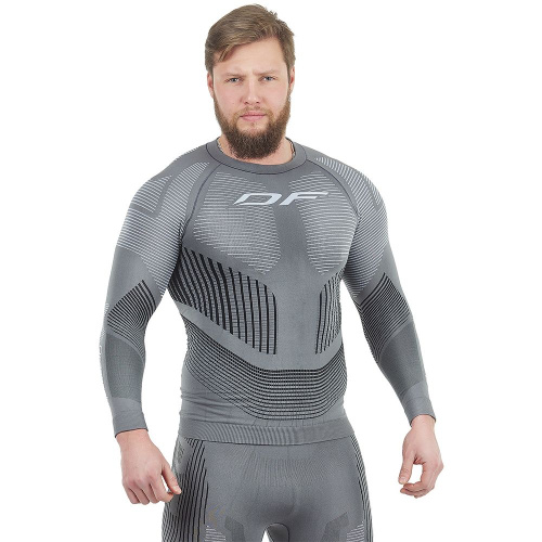 Dragonfly Термофутболка 3DThermo Grey с длинным рукавом в Сочи