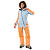 Dragonfly Комбинезон Gravity 2.0 Woman Light Blue - Mock Orange 2025 в Сочи