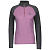 Scott Термокофта женская  Zip Defined Merino dark grey melange/cassis pink в Сочи