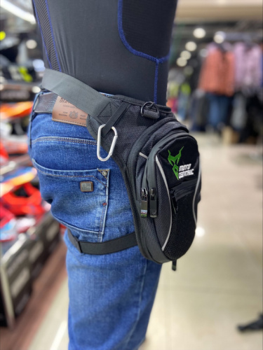 Motolike сумка на пояс зеленая в Сочи