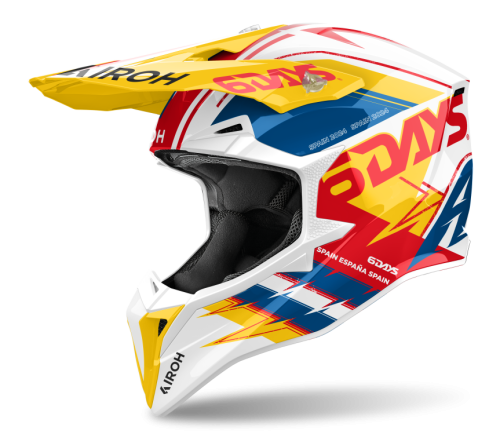 Airoh Мотошлем Wraaap Sixdays Spain 2024 Glossy в Сочи