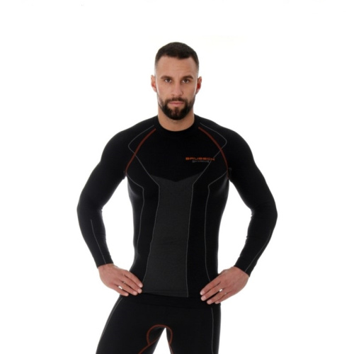 Brubeck Футболка мужская Thermo Protect черный в Сочи