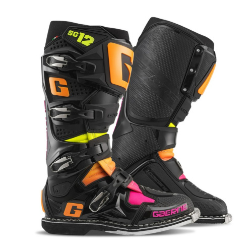 Gaerne Мотоботы SG-12 Black/Orange/Pink в Сочи