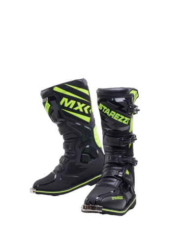 Starezzi Мотоботы Roma Black Fluo Yellow в Сочи