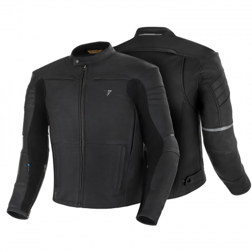 Shima Мотокуртка Кожаная Shadow TFL Black в Сочи